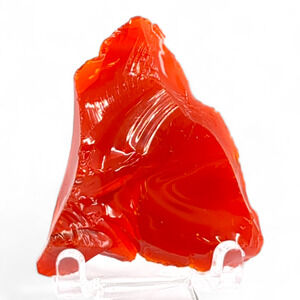 Amberina and Ruby Swirl Slag Art Glass Cullet #4S62